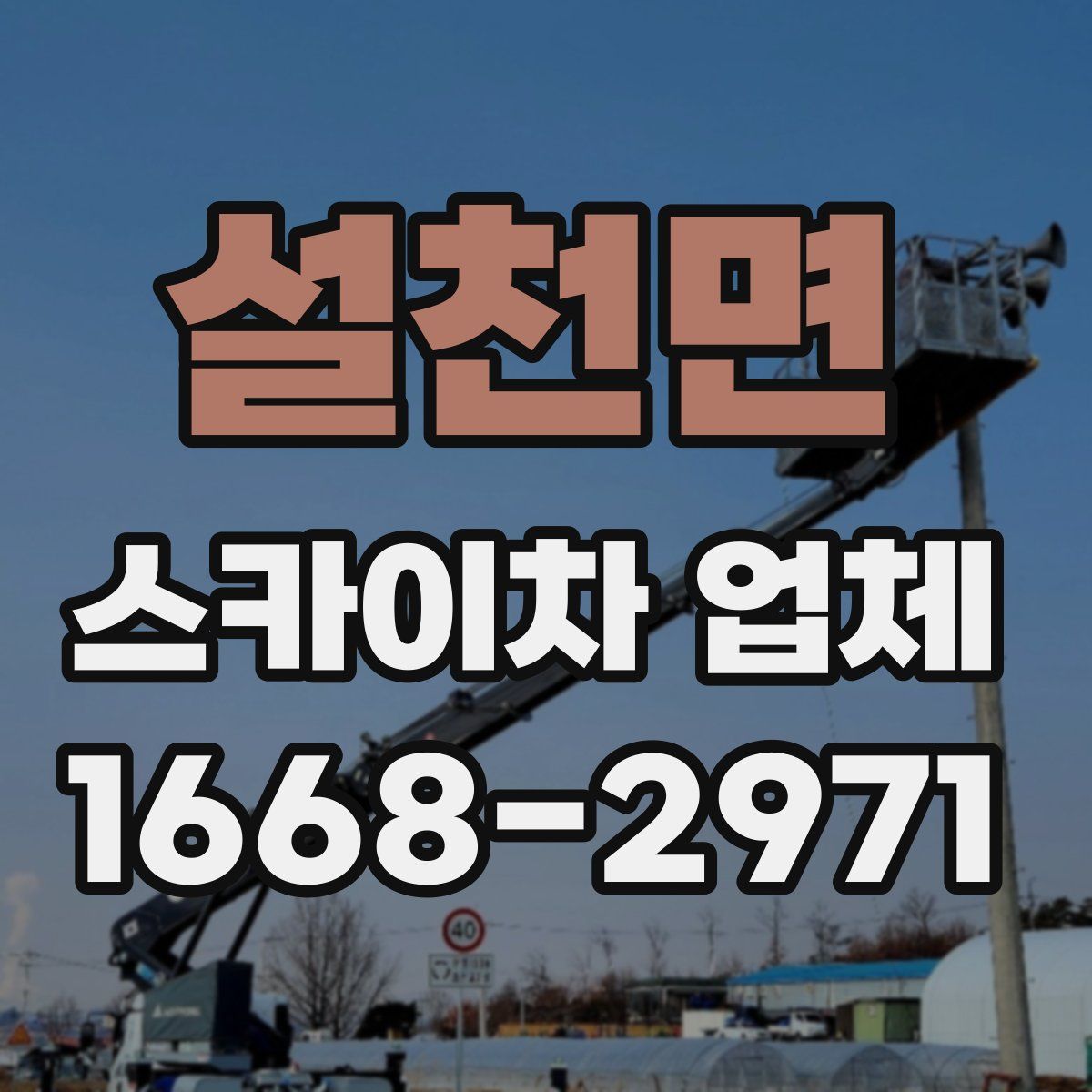 설천면 스카이차 업체