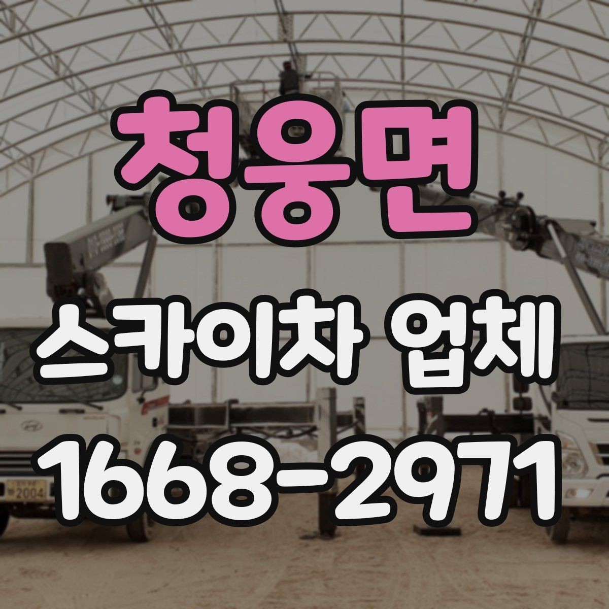 청웅면 스카이차 업체 선택 시 안전관리 체계를 보는 이유