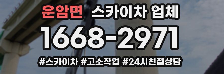 운암면 스카이차 업체