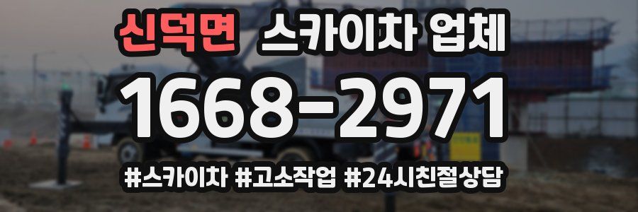 신덕면 스카이차 업체