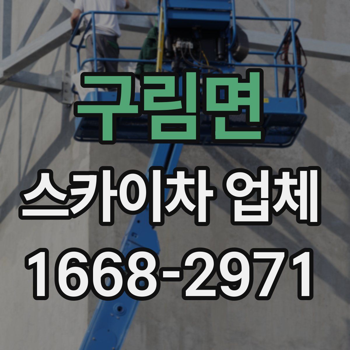 구림면 스카이차 업체