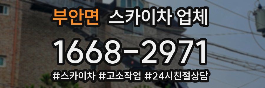 부안면 스카이차 업체
