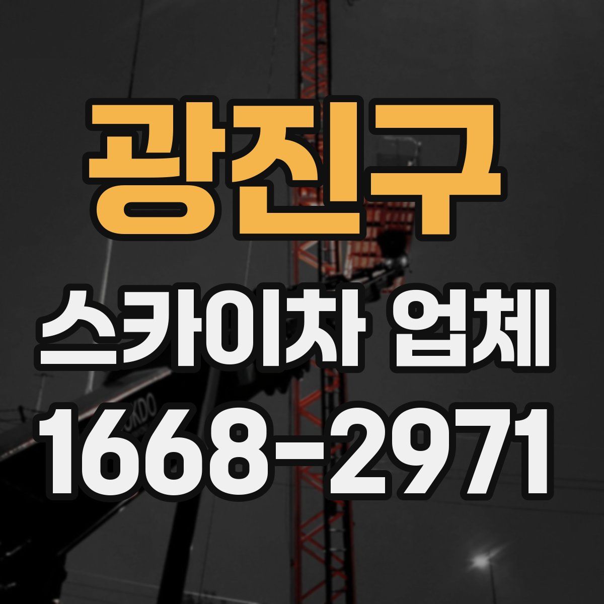 광진구 스카이차 업체