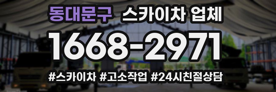 동대문구 스카이차 업체