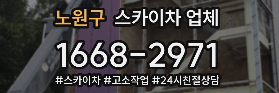 노원구 스카이차 업체