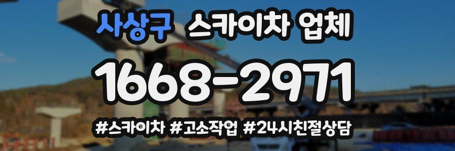 사상구 스카이차 업체
