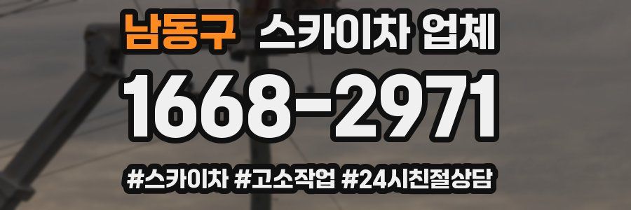 남동구 스카이차 업체