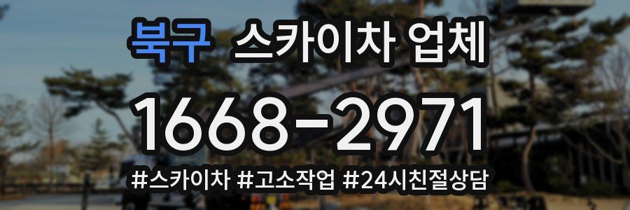 북구 스카이차 업체