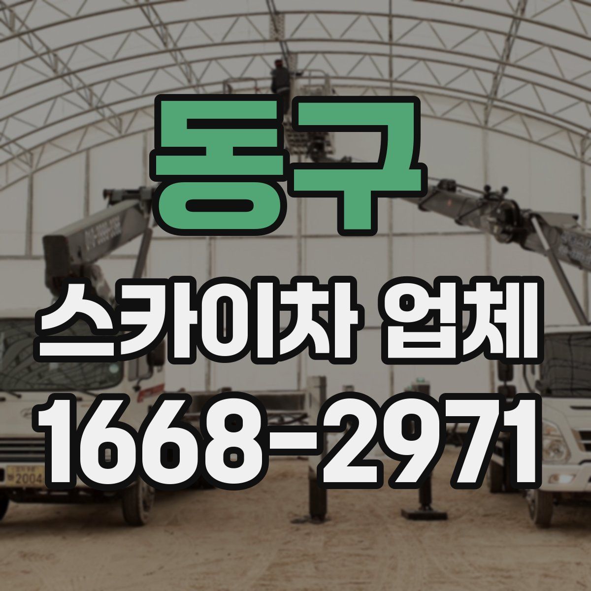 동구 스카이차 업체