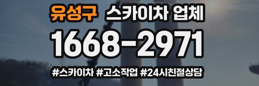 유성구 스카이차 업체
