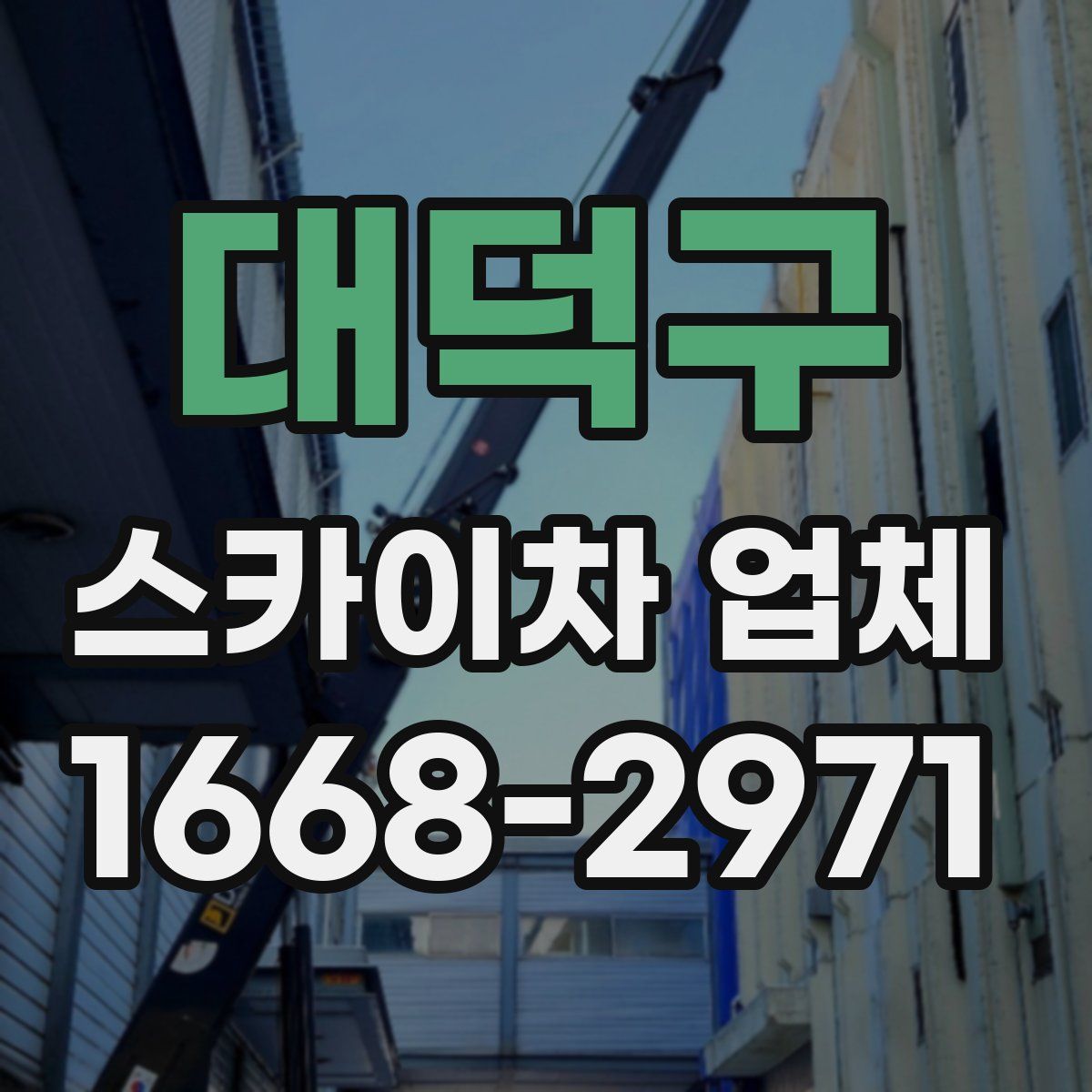 대덕구 스카이차 업체