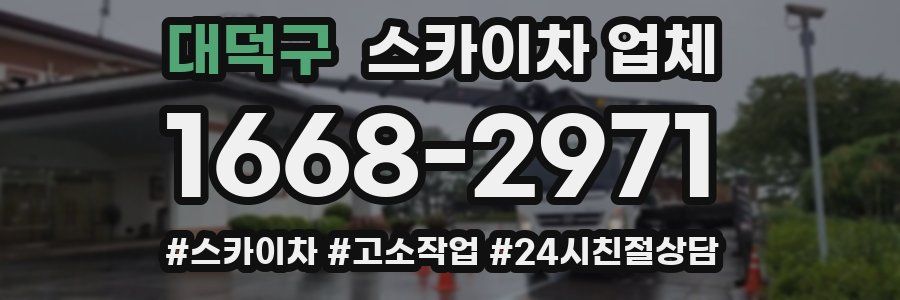 대덕구 스카이차 업체
