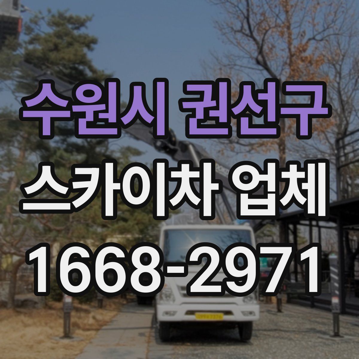 수원시 권선구 스카이차 업체
