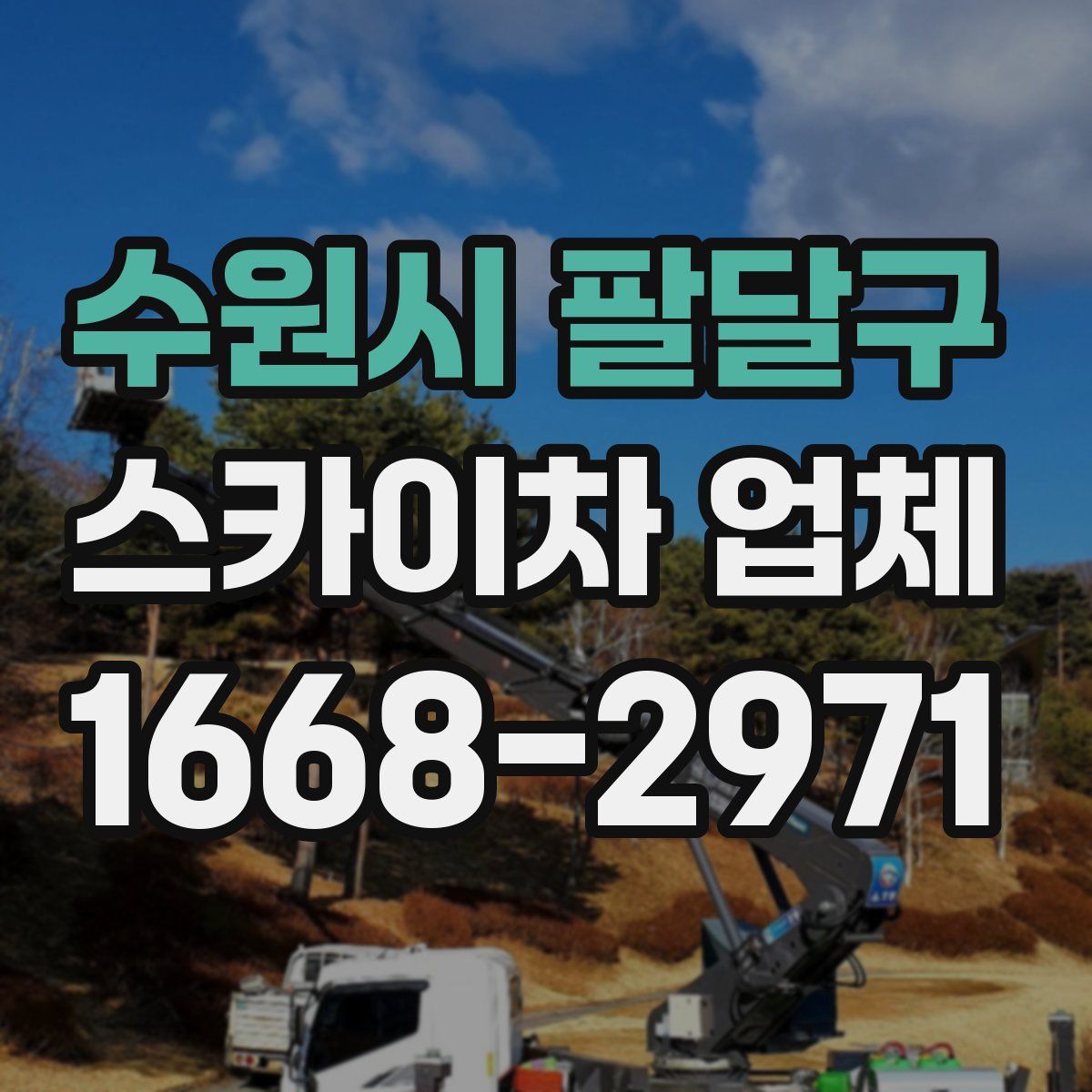 수원시 팔달구 스카이차 업체