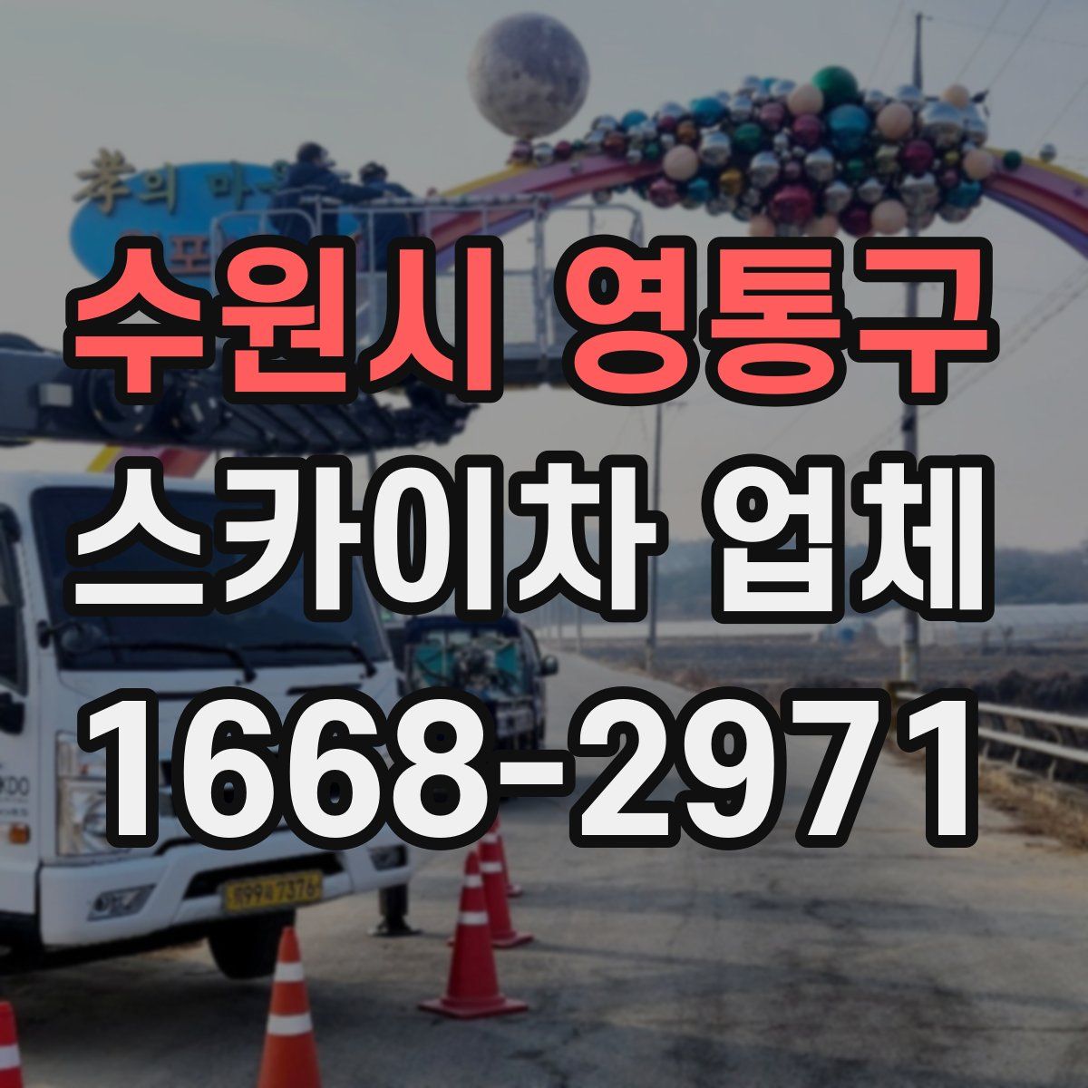 수원시 영통구 스카이차 업체