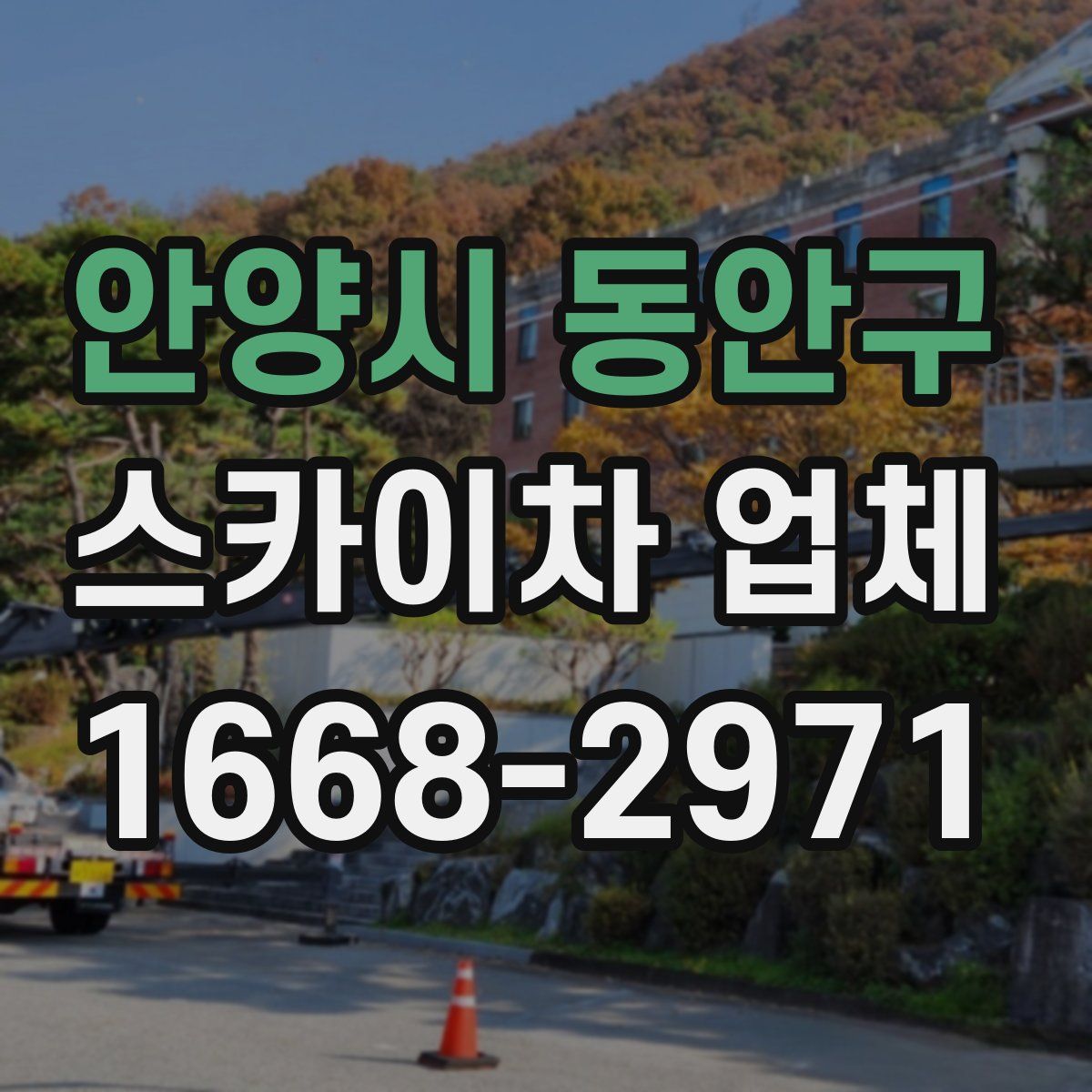 안양시 동안구 스카이차 업체