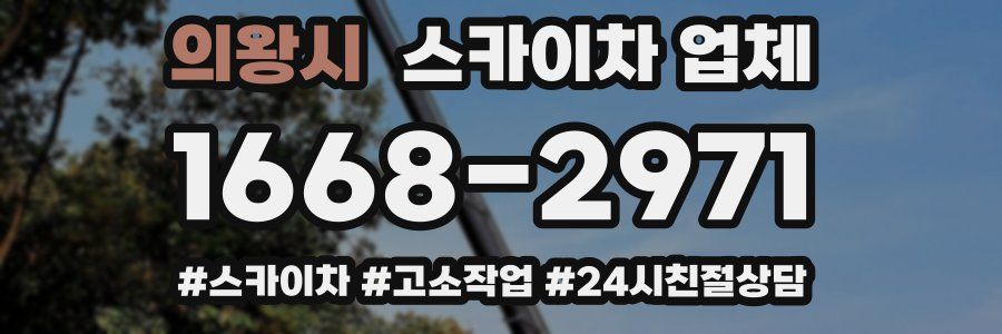 의왕시 스카이차 업체