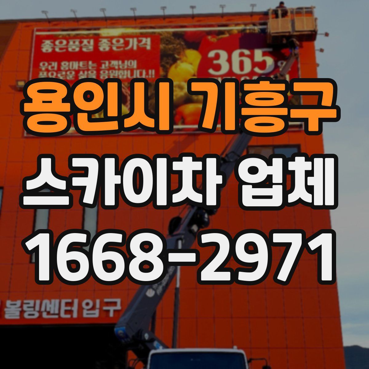 용인시 기흥구 스카이차 업체