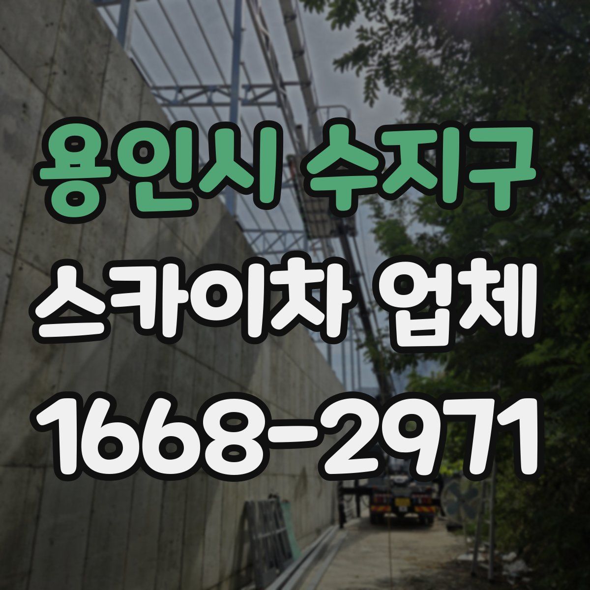 용인시 수지구 스카이차 업체