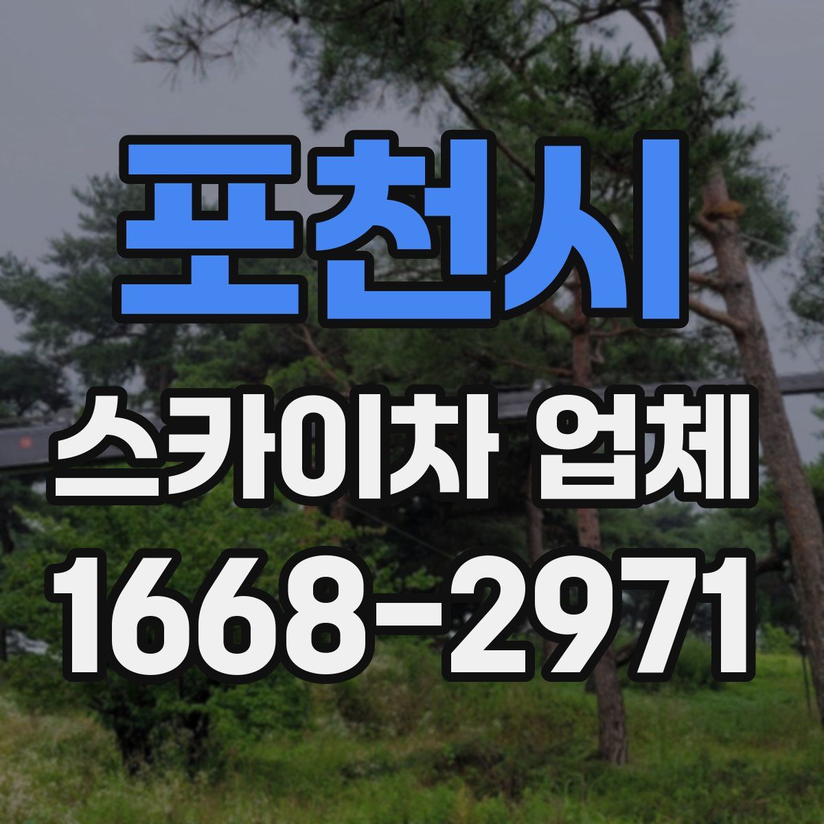 포천시 스카이차 업체