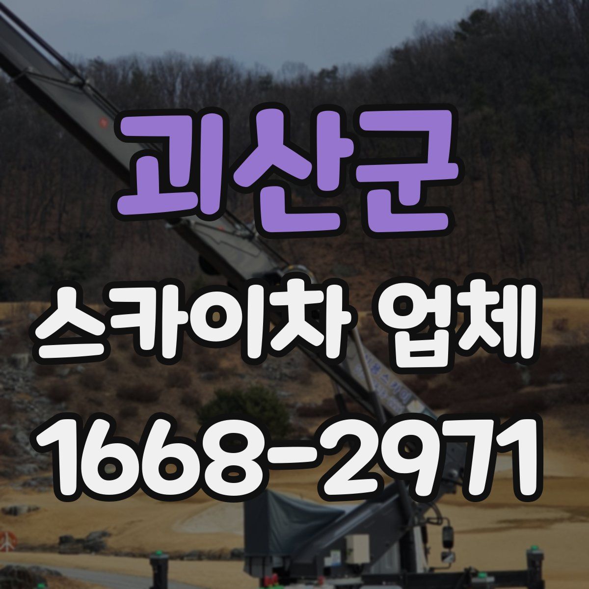 괴산군 스카이차 업체