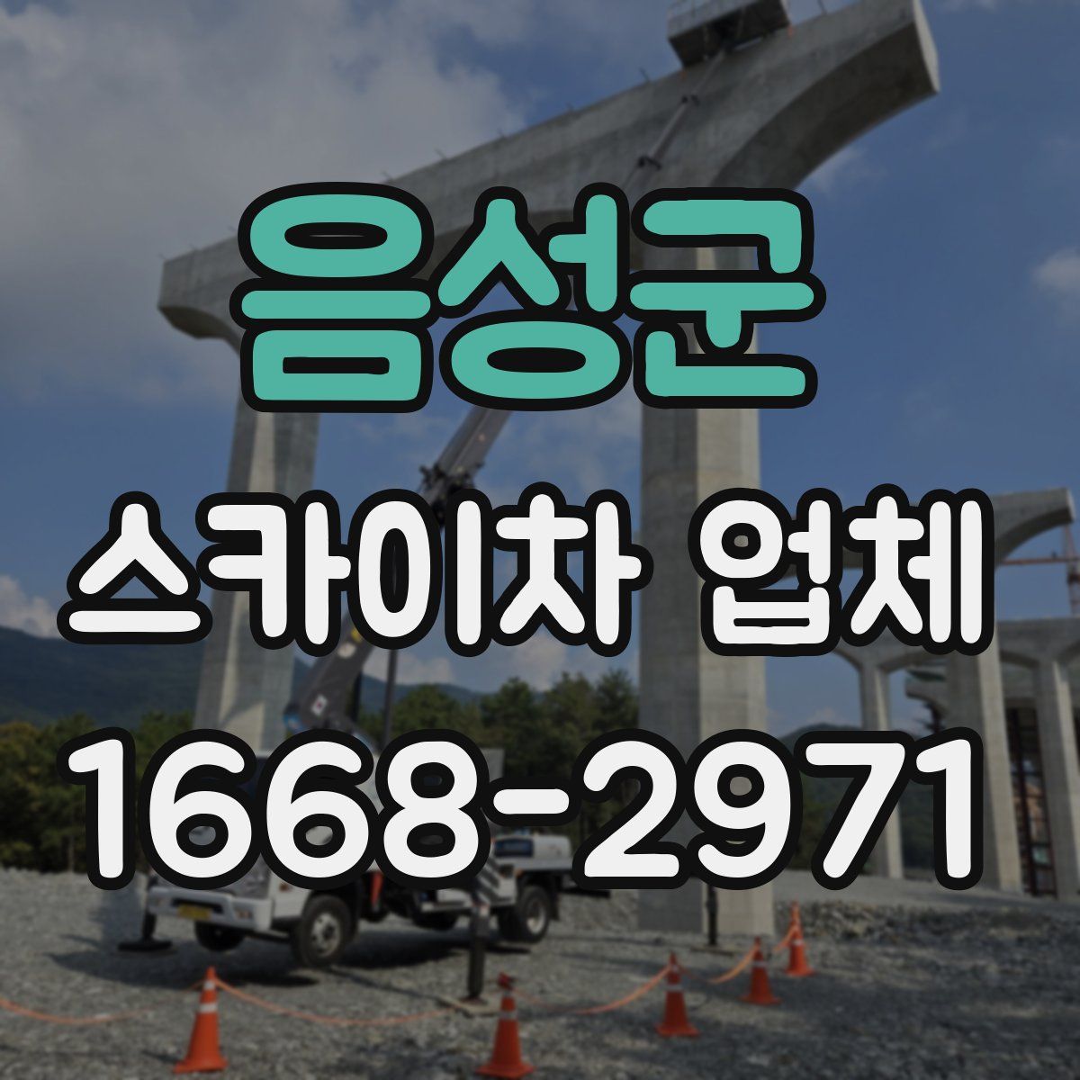 음성군 스카이차 업체
