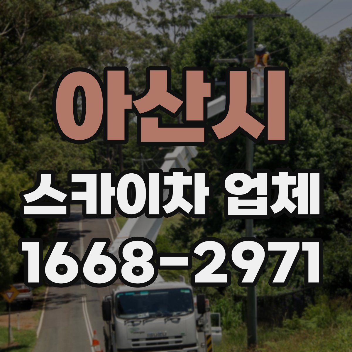 아산시 스카이차 업체