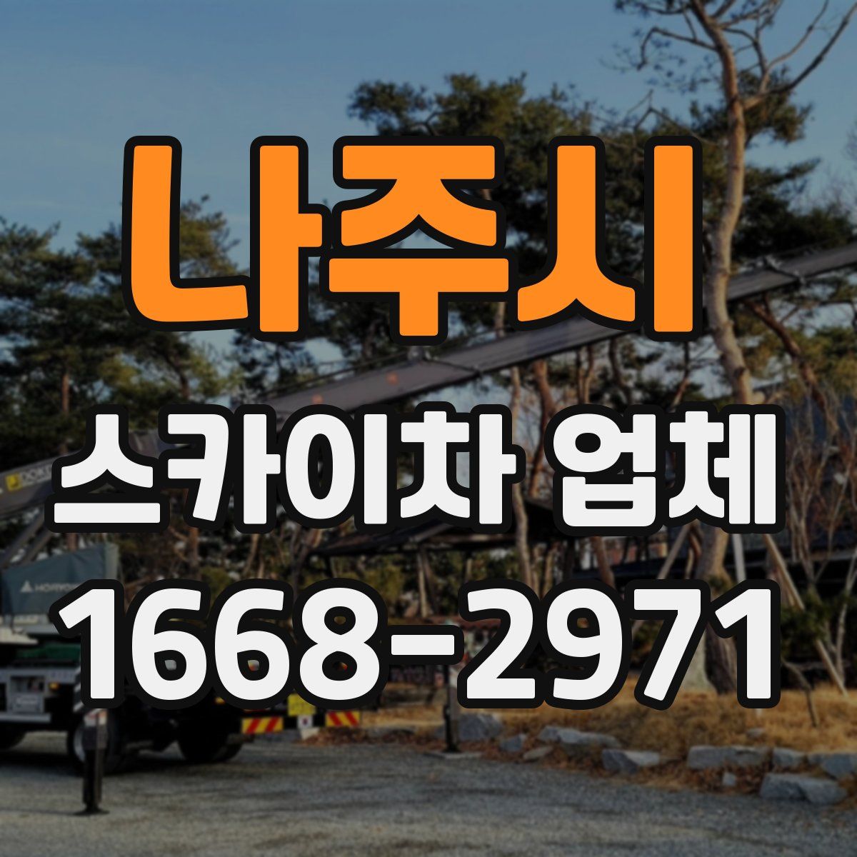 나주시 스카이차 업체