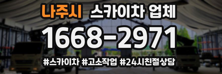 나주시 스카이차 업체