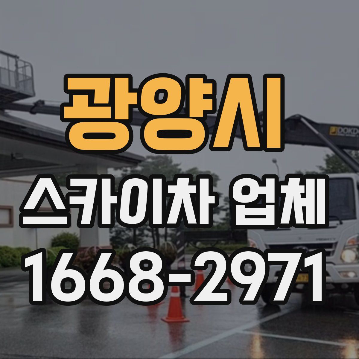 광양시 스카이차 업체