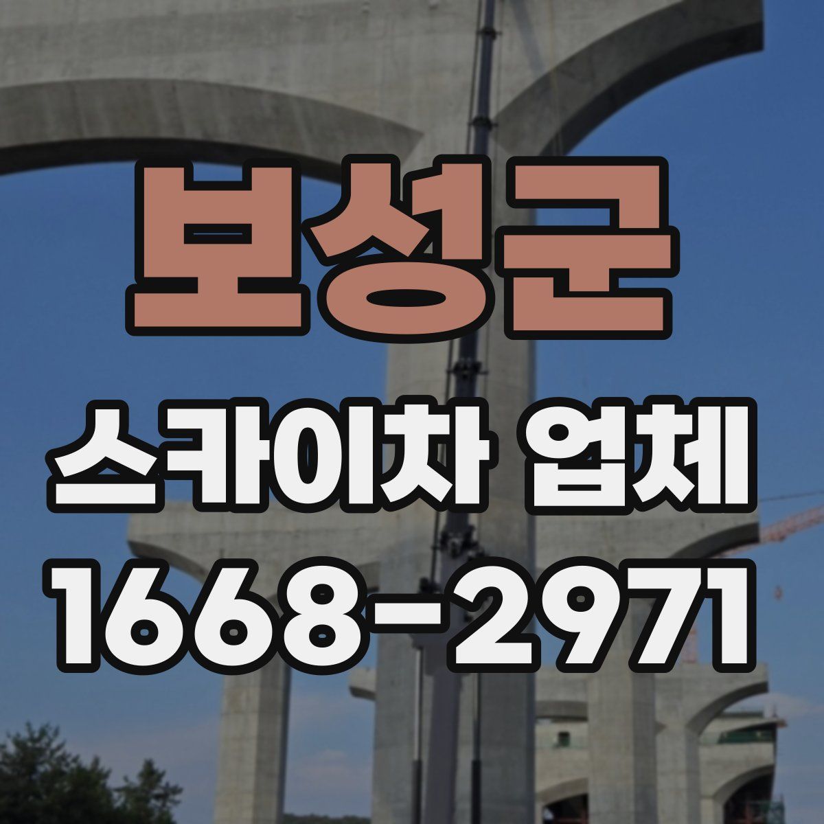 보성군 스카이차 업체