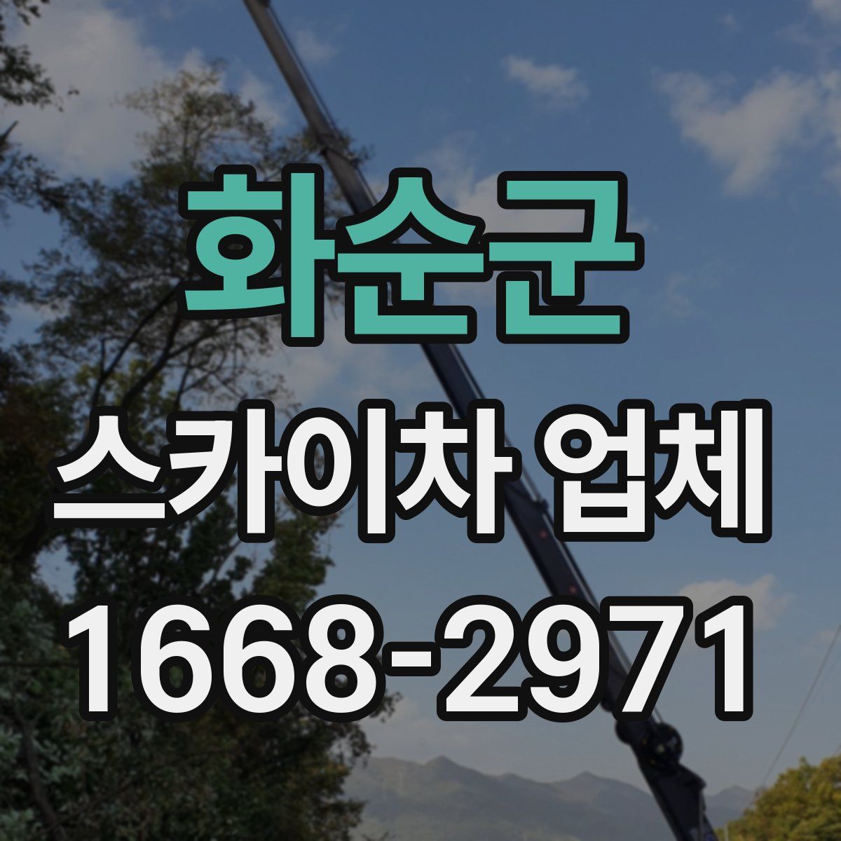 화순군 스카이차 업체