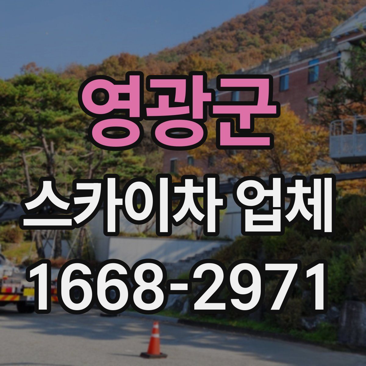 영광군 스카이차 업체