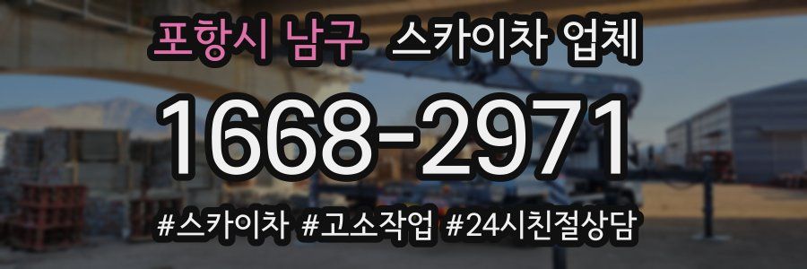 포항시 남구 스카이차 업체