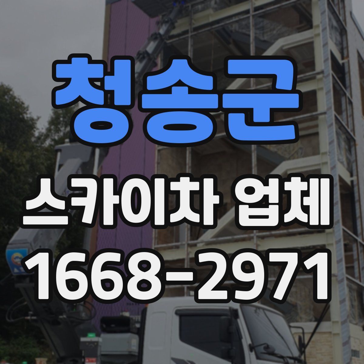 청송군 스카이차 업체
