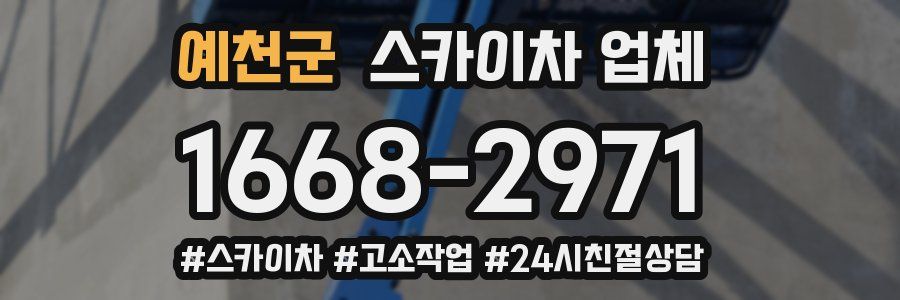 예천군 스카이차 업체