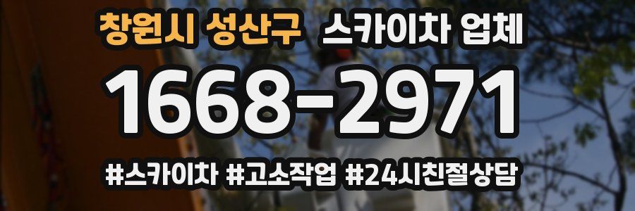 창원시 성산구 스카이차 업체