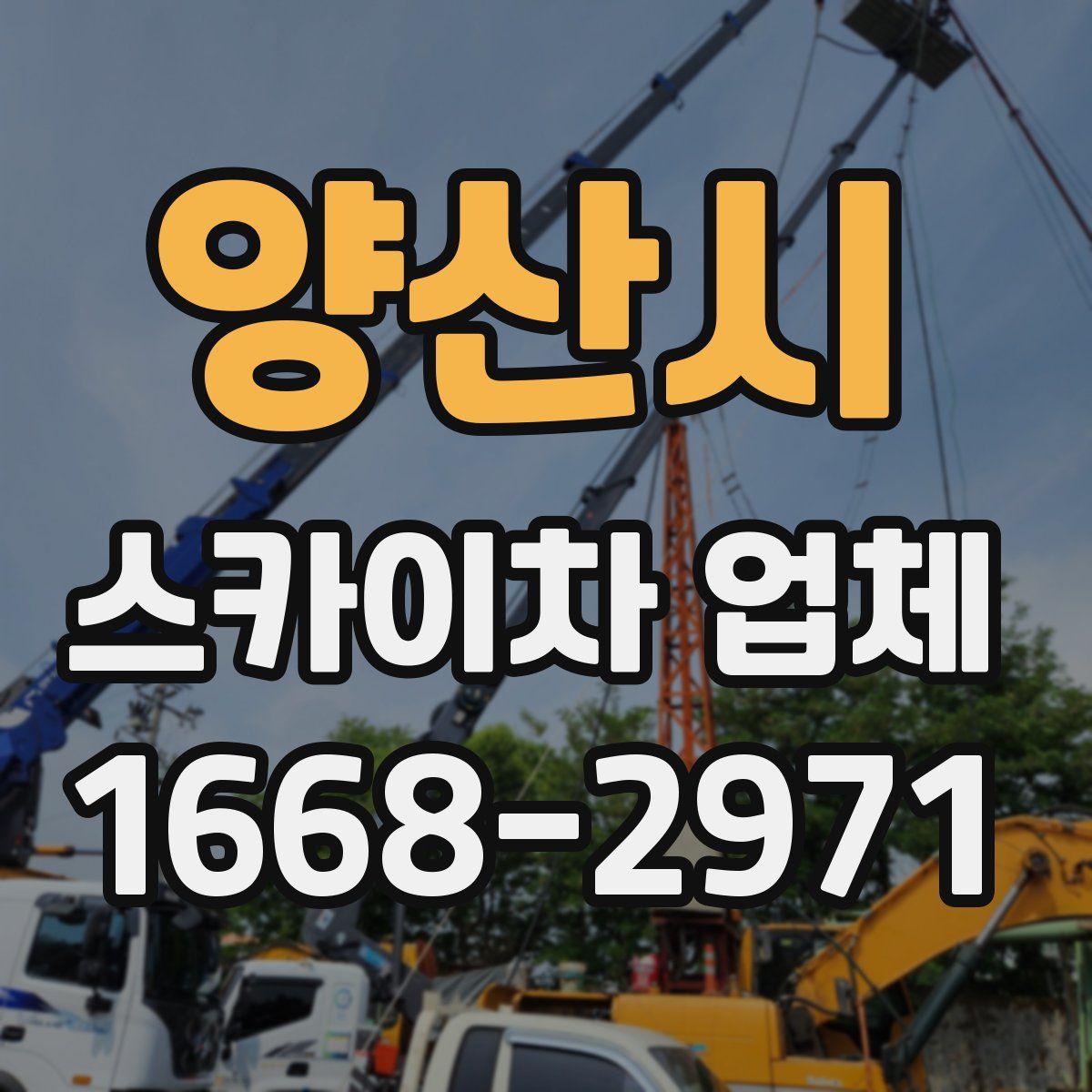 양산시 스카이차 업체