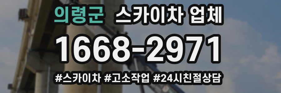 의령군 스카이차 업체