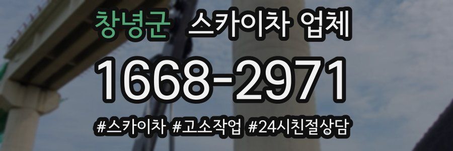 창녕군 스카이차 업체