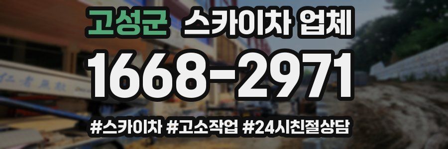 고성군 스카이차 업체