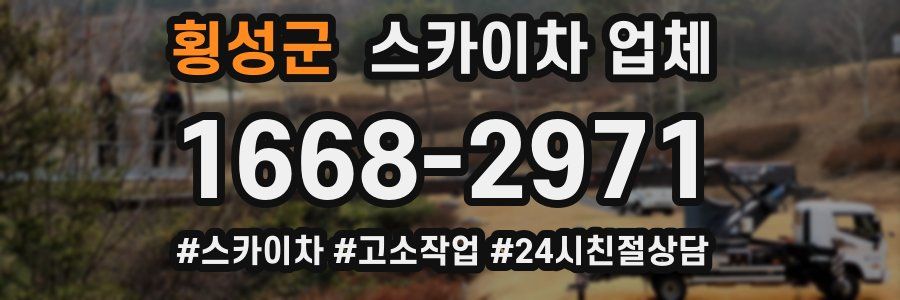 횡성군 스카이차 업체