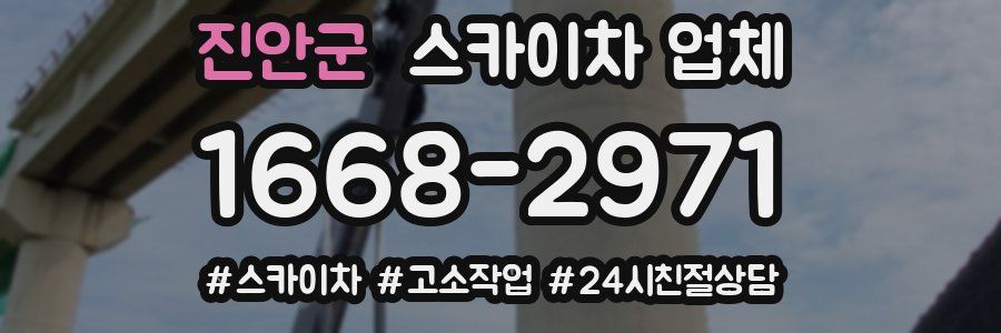 진안군 스카이차 업체