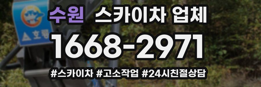 수원 스카이차 업체