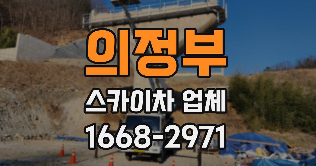 의정부 스카이차 업체