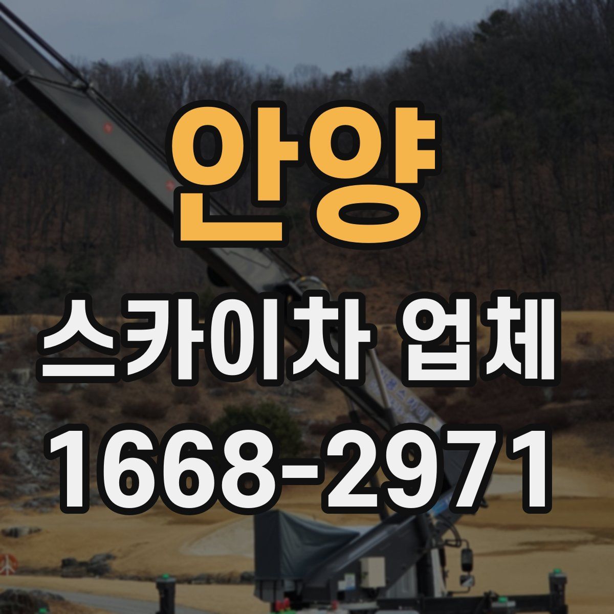 안양 스카이차 업체