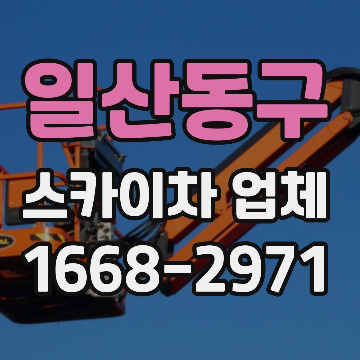 일산동구 스카이차 업체