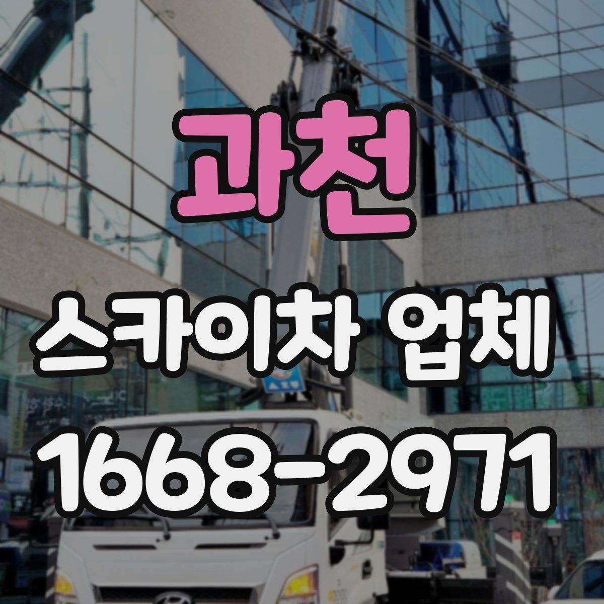 과천 스카이차 업체