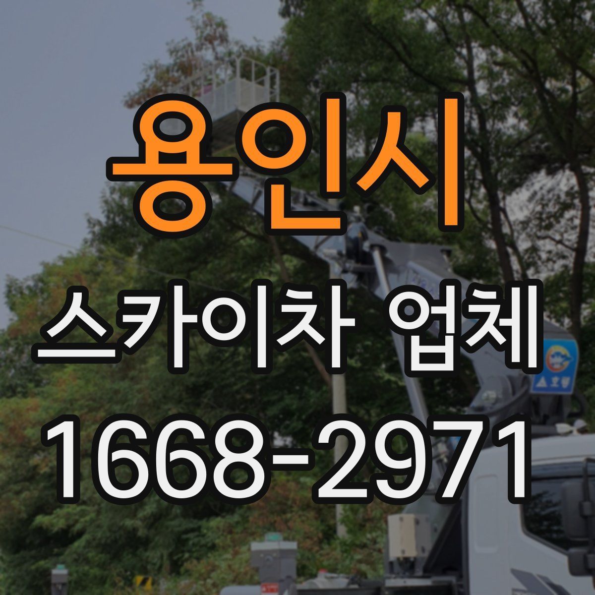용인시 스카이차 업체