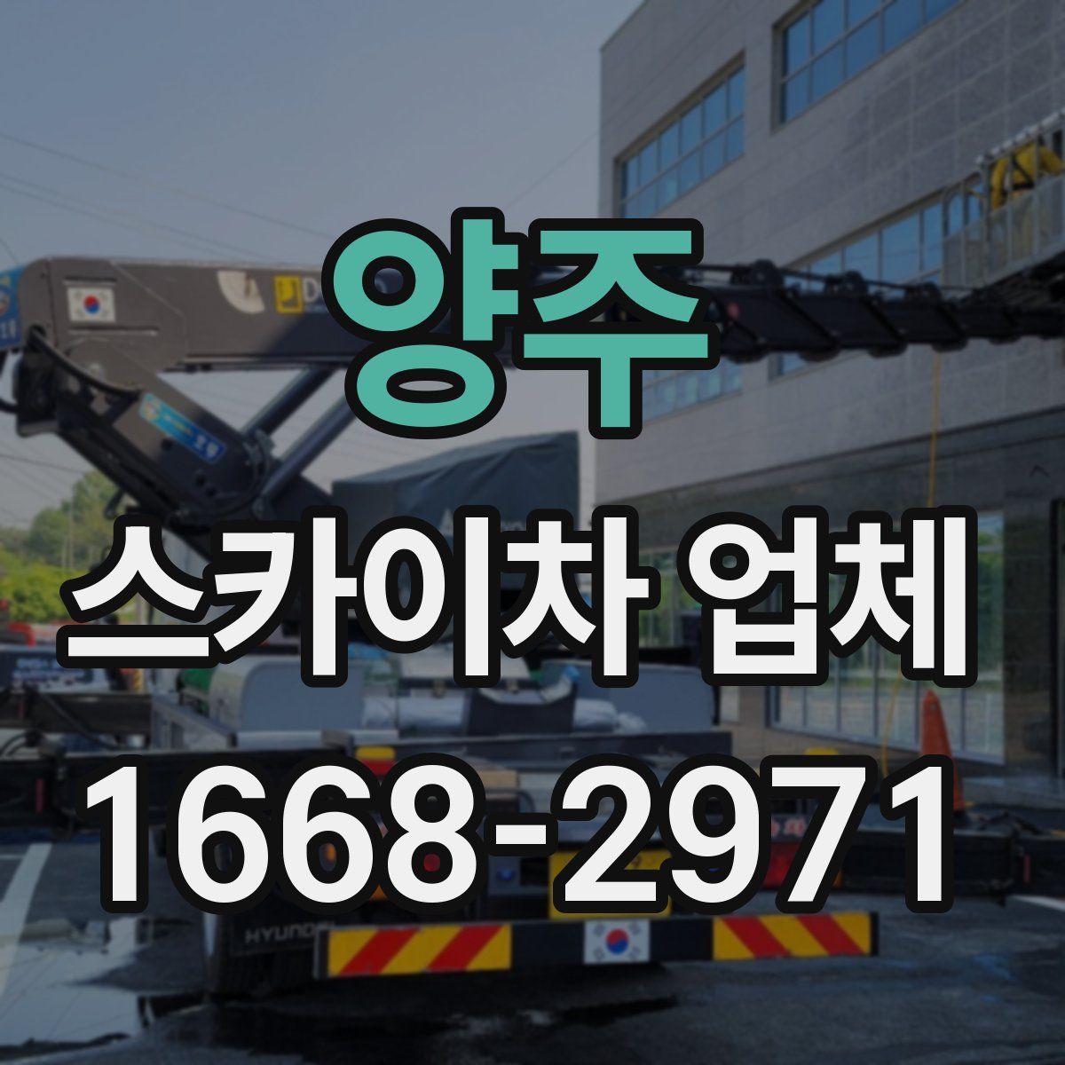 양주 스카이차 업체